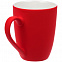 Кружка Good Morning с покрытием софт-тач, ярко-красная с логотипом в Москве заказать по выгодной цене в кибермаркете AvroraStore