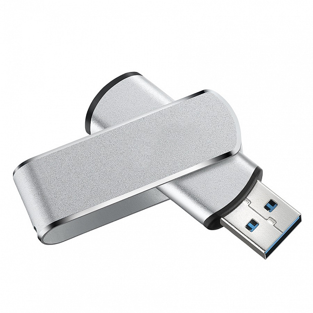 USB flash-карта 32Гб, алюминий, USB 3.0 с логотипом в Москве заказать по выгодной цене в кибермаркете AvroraStore
