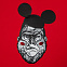 Толстовка Monkey Mouse, красная с логотипом в Москве заказать по выгодной цене в кибермаркете AvroraStore