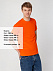 Футболка REGENT 150, оранжевая с логотипом в Москве заказать по выгодной цене в кибермаркете AvroraStore