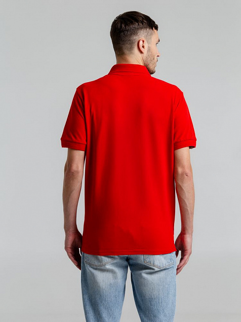 Рубашка поло мужская Virma Premium, красная с логотипом в Москве заказать по выгодной цене в кибермаркете AvroraStore