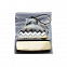 Ёлочная игрушка Шапочка (белый с золотым ) с логотипом в Москве заказать по выгодной цене в кибермаркете AvroraStore
