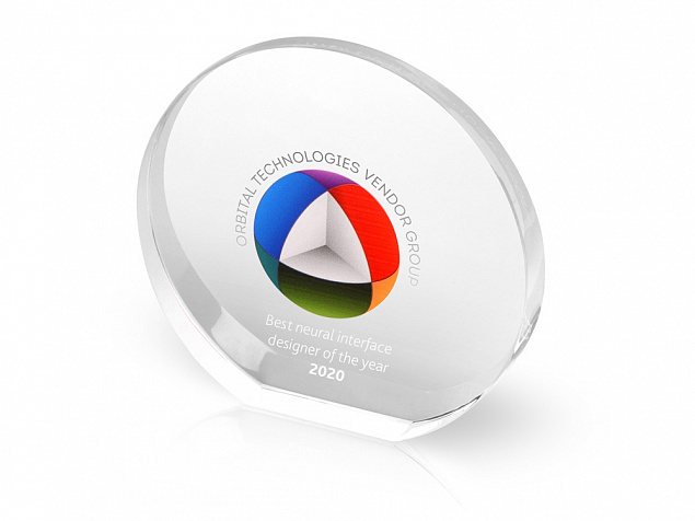 Награда «Round» с логотипом в Москве заказать по выгодной цене в кибермаркете AvroraStore