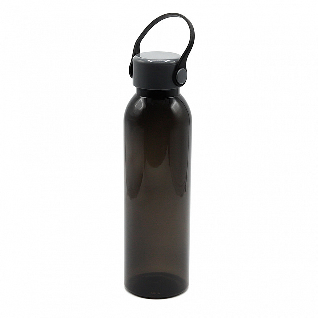 Пластиковая бутылка Chikka, черный с логотипом  заказать по выгодной цене в кибермаркете AvroraStore