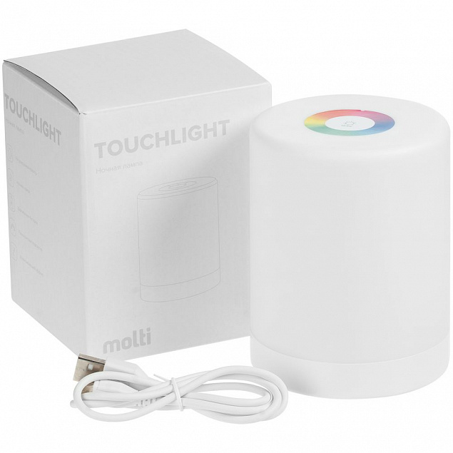 Ночник с разноцветной подсветкой TouchLight с логотипом в Москве заказать по выгодной цене в кибермаркете AvroraStore
