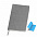 Бизнес-блокнот "Funky", 130*210 мм, темно-синий, голубой форзац, мягкая обложка, в линейку с логотипом в Москве заказать по выгодной цене в кибермаркете AvroraStore