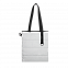 Шоппер Superbag Bubble (белый с черным) с логотипом  заказать по выгодной цене в кибермаркете AvroraStore
