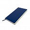 Бизнес-блокнот SMARTI, A5, синий, мягкая обложка, в клетку с логотипом в Москве заказать по выгодной цене в кибермаркете AvroraStore
