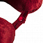 Подушка дорожная  "SOFT"; memory foam, микрофибра, красный с логотипом в Москве заказать по выгодной цене в кибермаркете AvroraStore