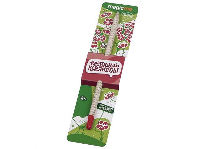 «Растущий карандаш» с семенами гвоздики с логотипом в Москве заказать по выгодной цене в кибермаркете AvroraStore
