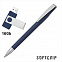Набор ручка + флеш-карта 16Гб в футляре, темно-синий с логотипом в Москве заказать по выгодной цене в кибермаркете AvroraStore