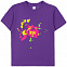 Футболка детская «Пятно Maker», фиолетовая с логотипом в Москве заказать по выгодной цене в кибермаркете AvroraStore