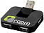 USB Hub "Gaia" на 4 порта с логотипом  заказать по выгодной цене в кибермаркете AvroraStore