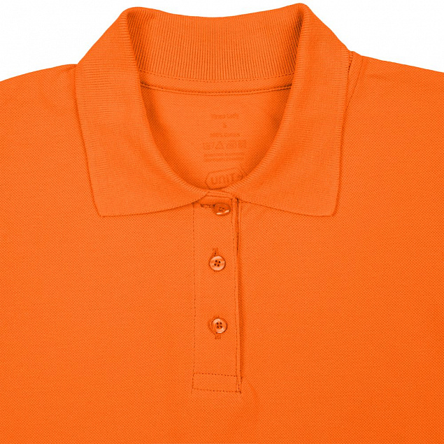 Рубашка поло женская Virma Lady, оранжевая с логотипом в Москве заказать по выгодной цене в кибермаркете AvroraStore