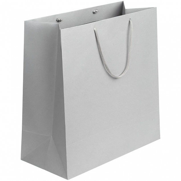 Пакет Porta, большой, серый с логотипом в Москве заказать по выгодной цене в кибермаркете AvroraStore