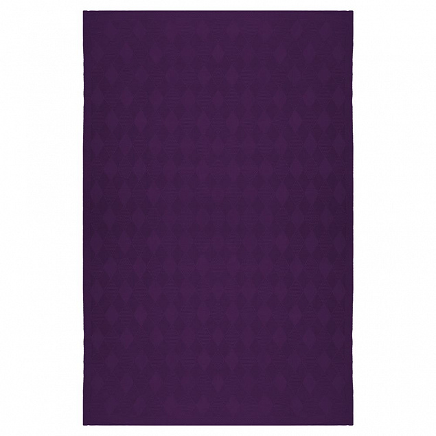 Плед Diamond, баклажановый с логотипом в Москве заказать по выгодной цене в кибермаркете AvroraStore