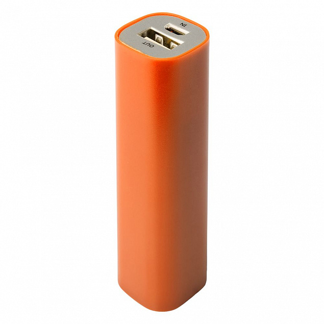 Внешний аккумулятор Easy Shape 2000 мАч, оранжевый с логотипом в Москве заказать по выгодной цене в кибермаркете AvroraStore