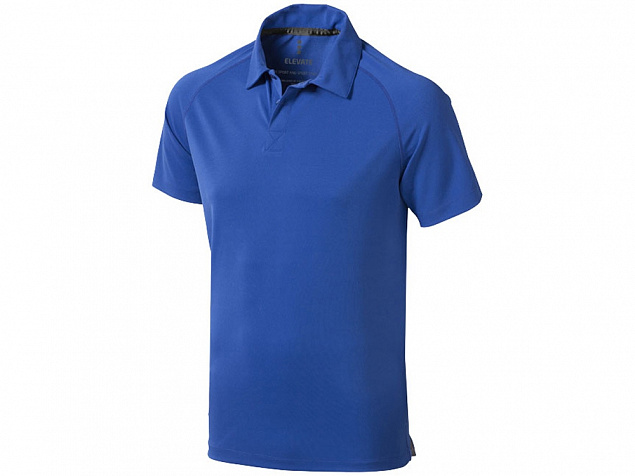 Рубашка поло Ottawa мужская, синий с логотипом в Москве заказать по выгодной цене в кибермаркете AvroraStore