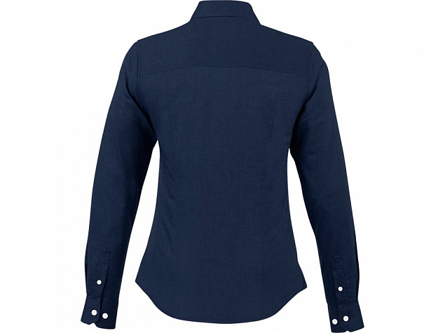 Женская рубашка с длинными рукавами Vaillant, темно-синий с логотипом в Москве заказать по выгодной цене в кибермаркете AvroraStore